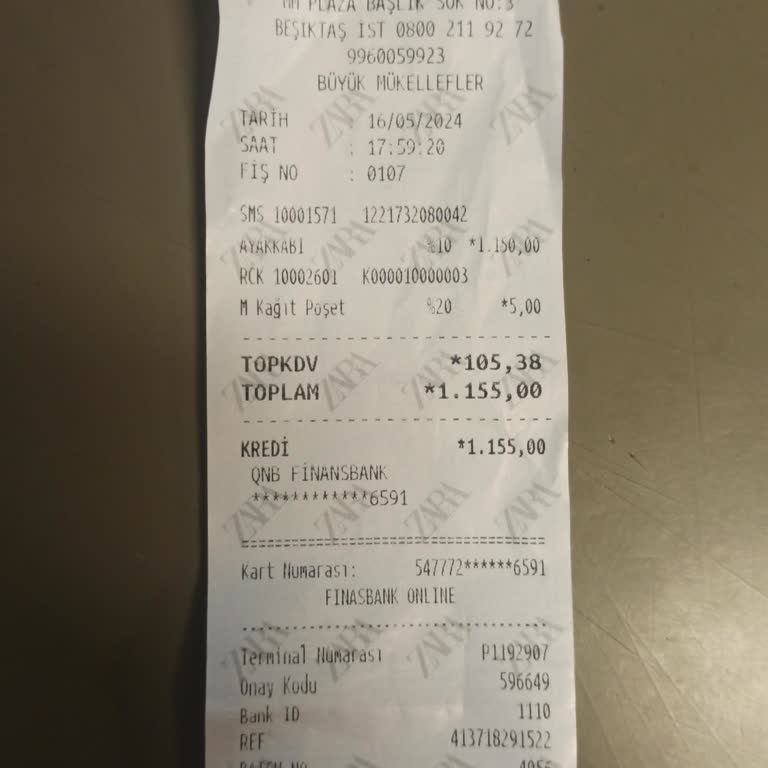 Zara Yeni Alınan Ürünün İadesinde Yaşanan Sorun