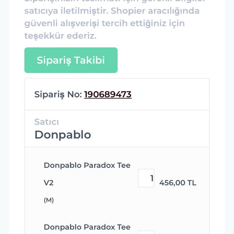 Shopier Donpablo Siparişimde Yaşanan Sıkıntı!