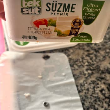 Teksüt Süzme Peynirde Küf Vardı!