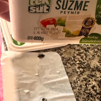 Teksüt Süzme Peynirde Küf Vardı!