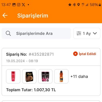 Migros Sanal Market Kampanyalı Ürünlerde Stok Yok Sorunu