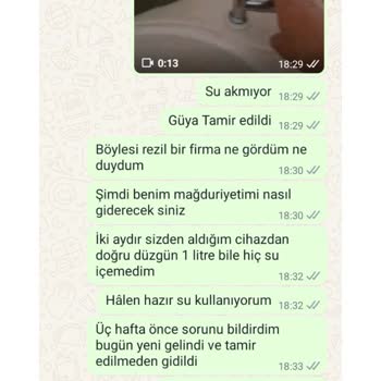 LG Su Arıtma LG Kaya Su Grup Su Arıtma Cihazı Benim Mağdur Etti