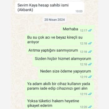 LG Su Arıtma LG Kaya Su Grup Su Arıtma Cihazı Benim Mağdur Etti