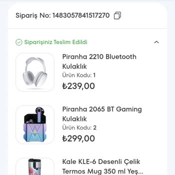 Piranha 2065 Bt Gaming Bluetooth Arızalı Ürün