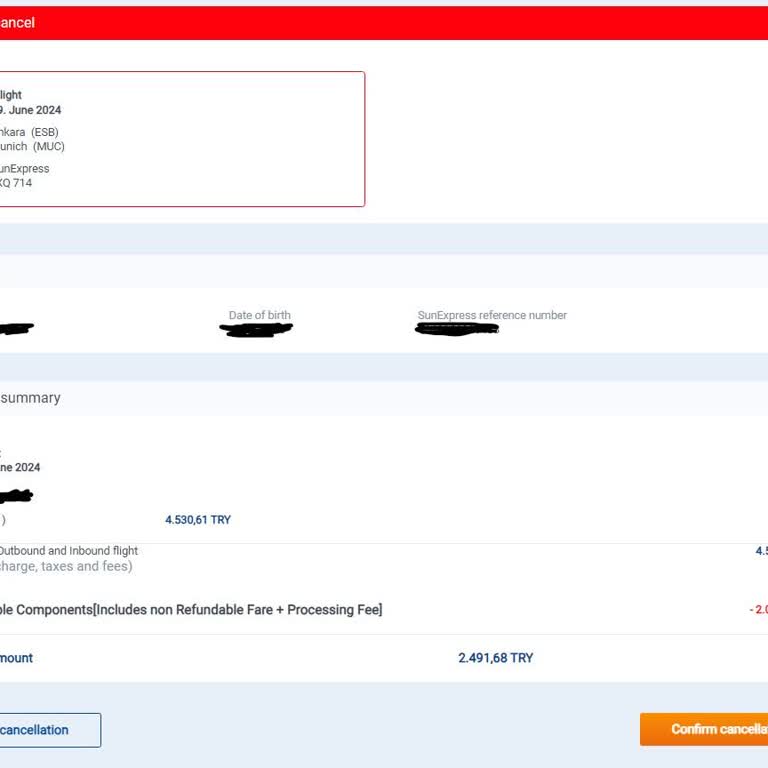 SunExpress Hava Yolları Bilet İade Ve Değişim Ücretlerindeki Muazzam Farklar?