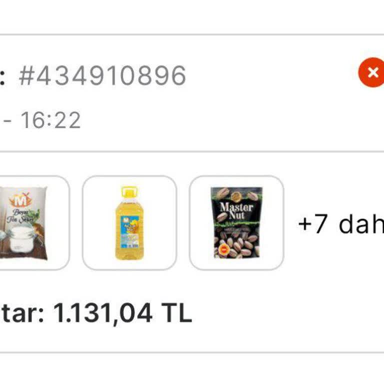 Migros Sanal Market Sipariş Teslim Edemiyor