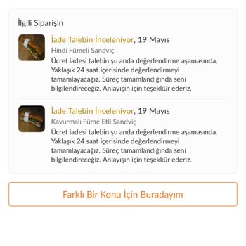 Trendyol GO, Getirmediği Siparişin Parasını İade Etmiyor