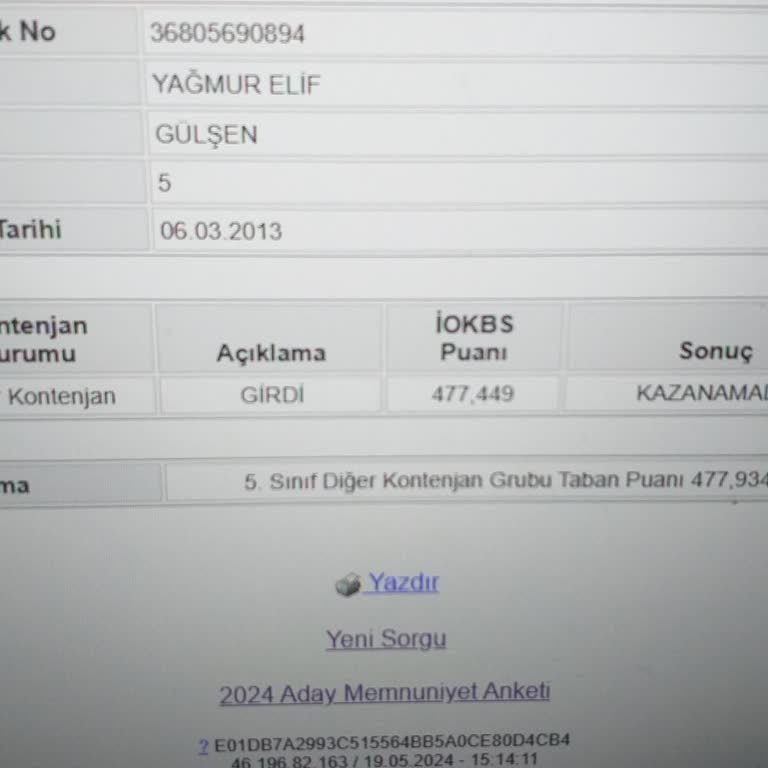 Milli Eğitim Bakanlığı (MEB) Puan Farkımız Çok Az