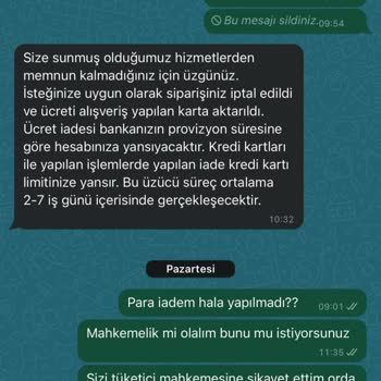Appleturkiye.com Para İadesi Yapmıyor