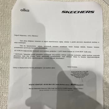 Skechers Taban ERİMESİ-YARIK Oluşması