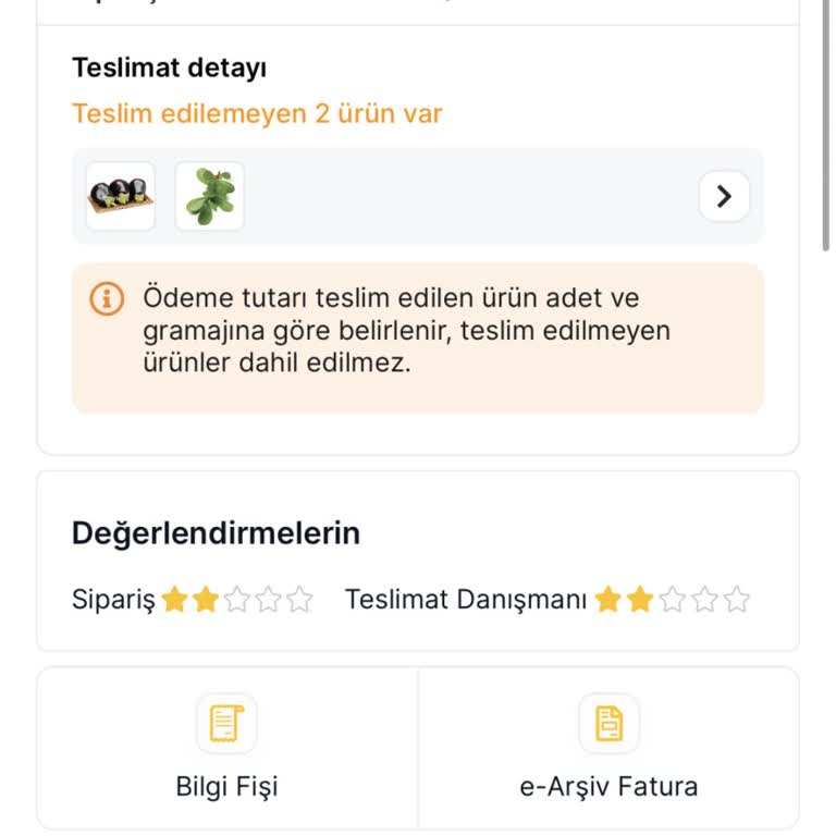 Migros Şikayet Ürün Teslim Olunmaması