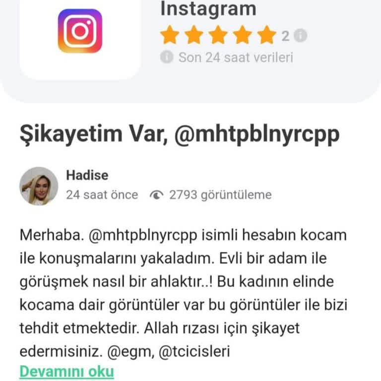 Guncelsikayetlerimiz.com Asılsız Paylaşımı Hadise Adlı Kişinin