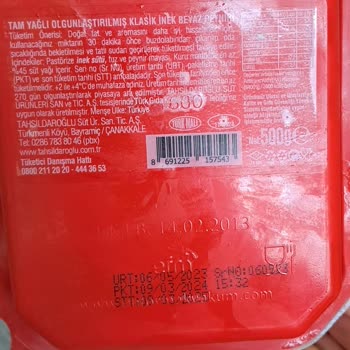 Tahsildaroğlu Klasik Peynir Kırmızı Paket Hayal Kırıklığı