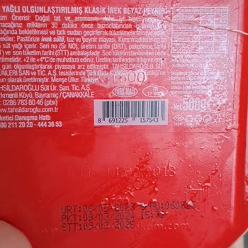 Tahsildaroğlu Klasik Peynir Kırmızı Paket Hayal Kırıklığı