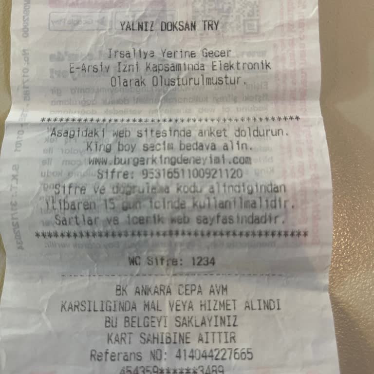 Burger King İnsanları Yanıltıyorlar... Fişte Yazdıkları Farklı...