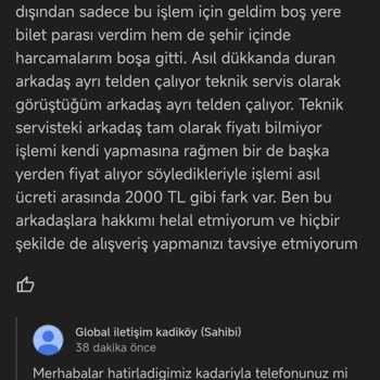 Global İletişim Kadıköy Fiyat Ve Bilgi Karmaşası