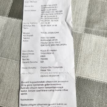 Bursa Siemens Küçük Ev Aletleri Servisi