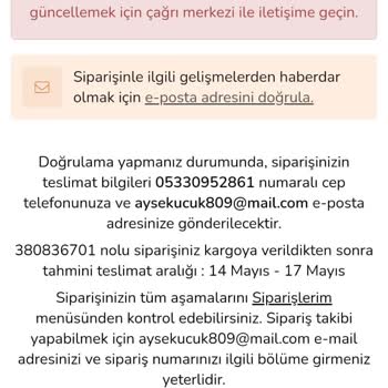 Çiçeksepeti.com İade Hakkımızı Kullanmamızı Engelliyor