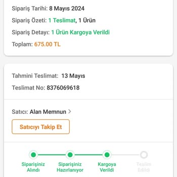 Trendyol 10 Gündür Kargom Gelmedi