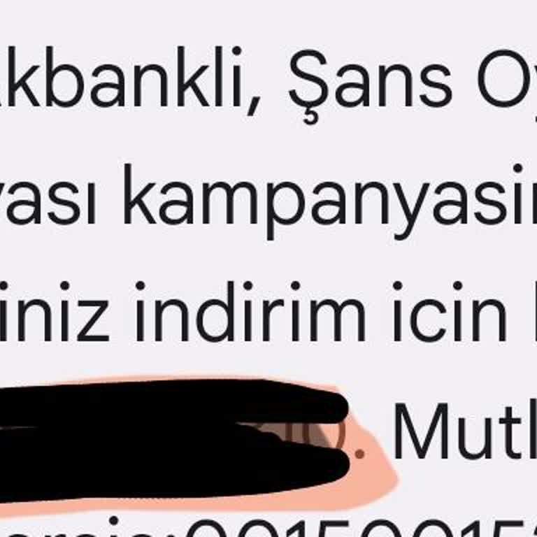 Akbank Şans Oyunları Kampanyası Yalanı