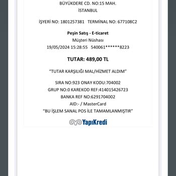 Yapı Kredi Bankası Mobil Uygulama Paket Aktivasyon Sorunu