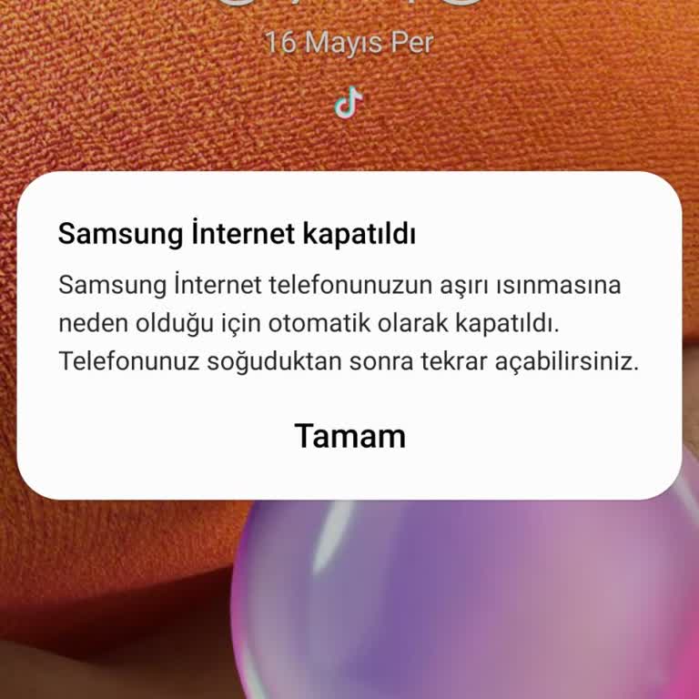 Samsung Telefon Cihaz Aşırı İsindi Uyarısı Veriyor Durduk Yere