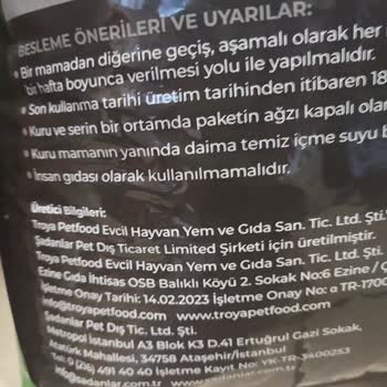 Şadanlar Pet Kedi Maması Kedilerin Yememesi
