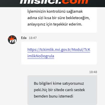 Mislici #Misli Ci Bilgilerinizi Topluyor. Kim Bilir Kimlere Satıyorlar Hesap