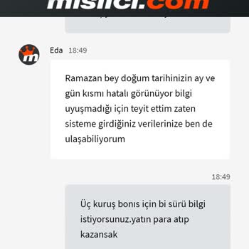 Mislici #Misli Ci Bilgilerinizi Topluyor. Kim Bilir Kimlere Satıyorlar Hesap