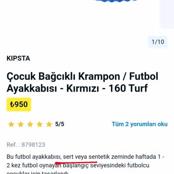 Decathlon Futbol Ayakkabısı 1 Ayda Tabanı Çıktı