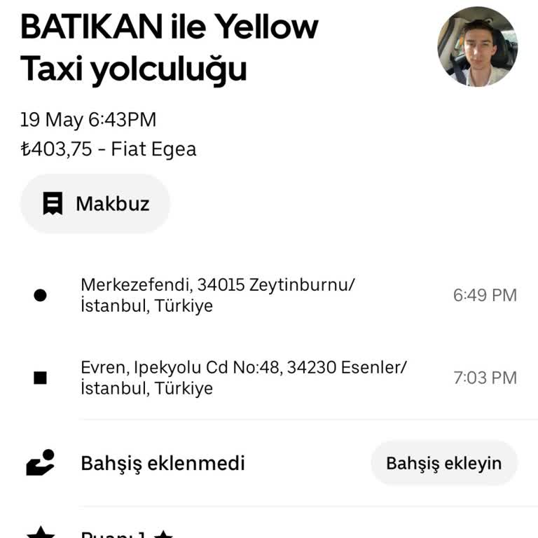 Uber Daha Fazla Ücret Tahsil Edildi