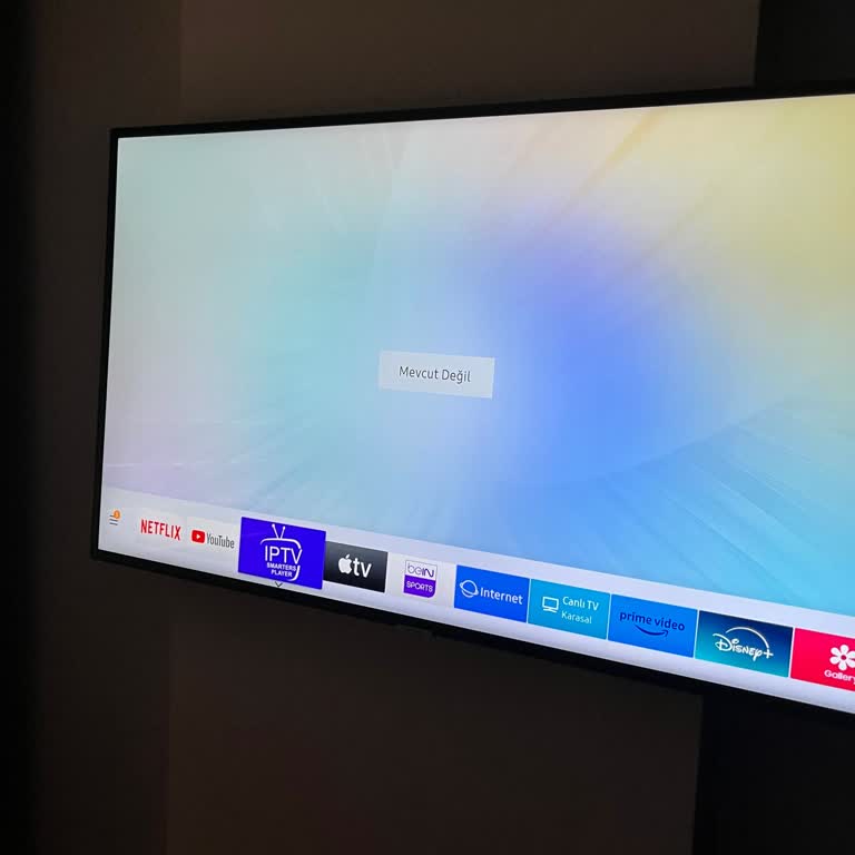 Samsung TV Mevcut Değil Hatası