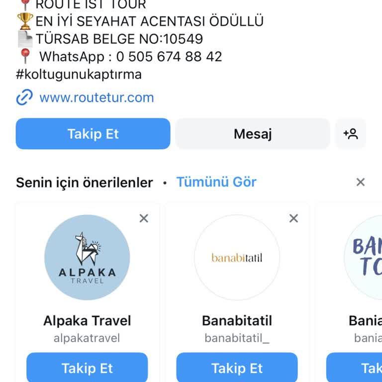 Route Tur Sahte Acente