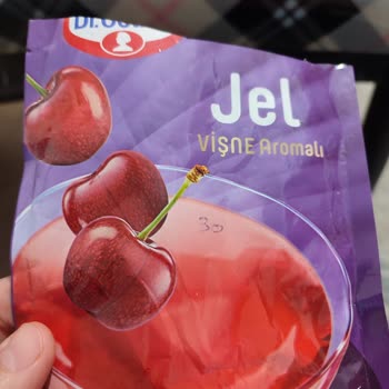 Dr. Oetker Vişneli Jel Donmuyor.