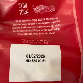 Filiz Makarna Makarnada Kurt Şikayeti