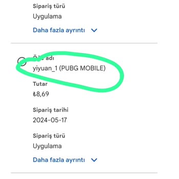 PUBG (Pubgmobile.com) Korsan E Fatura Borcu Play Store Üzerinden