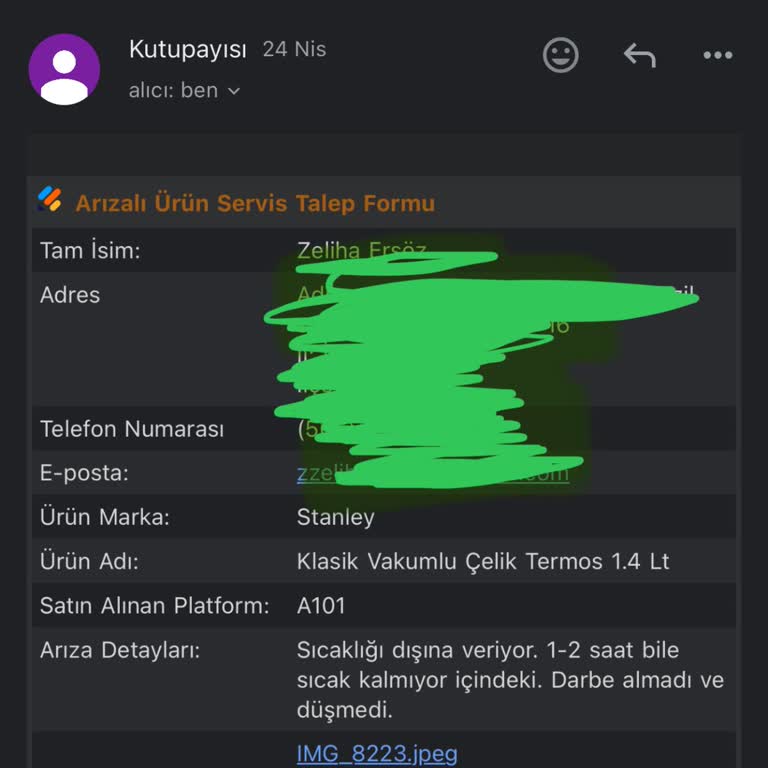 Kutupayısı Servis Talebime Cevap Vermiyor