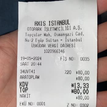 Axis İstanbul Otopark Ücreti