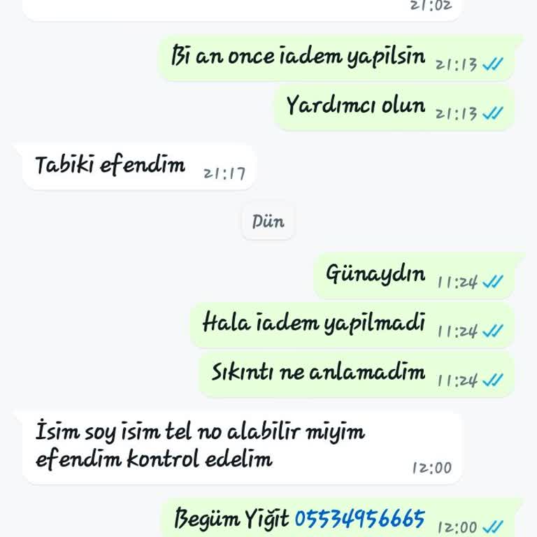 Moda Yakamoz Ya Da Diğer Adıyla Oraj Butik Ücretimi İade Et