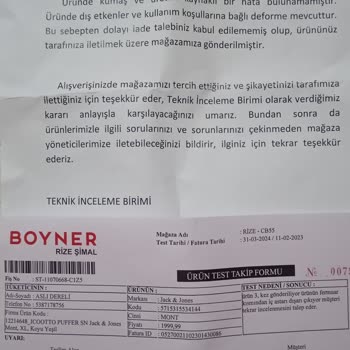 Boyner Ve Jack Jones Mont Kusuru: Üç Kez Reddedilen Şikayet