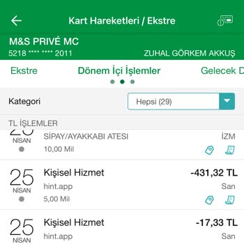 Hint App Paramı Geri Öde