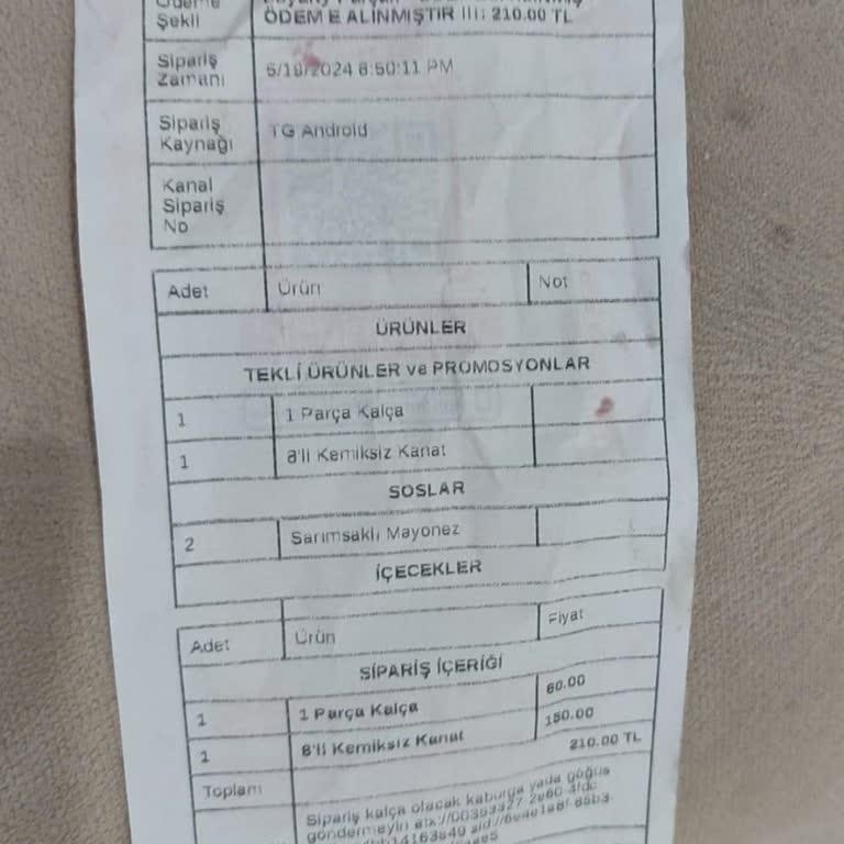 Popeyes İzmir Park Şubesi Bizi İstemediğimiz Ürünleri Yemeye Zorluyor