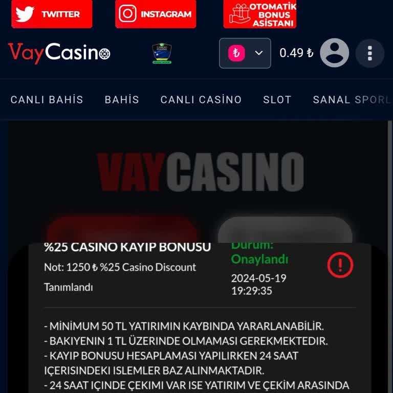 VayCasino Bakiyem Silindi Sıfırlandı