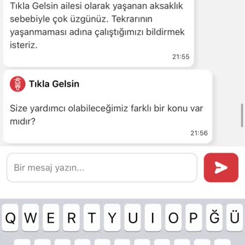 Tıkla Gelsin, Gelmedi Özür Diledi:)