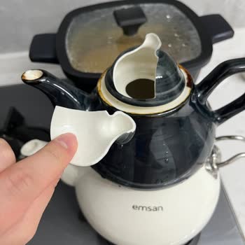 Emsan Çaydanlık Kapağı 3. Kullanışta Kırıldı