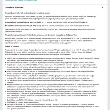 Amazon.com.tr Hüküm Ve Koşullara Uymuyor Hak İhlali Yapıyor!