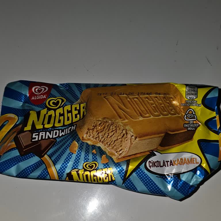 Algida Nogger Ürününüzden Buzluk Kokusu Geliyor