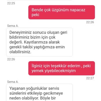 Yemeksepeti Yemek Sepetinin Sipariş Gecikmeleri