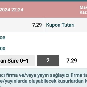 Nesine Kopun Tutmamış Gösterme Sorunu