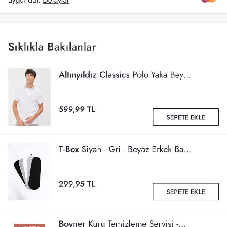 Boyner İndirim Kodu Bulunamadı Hatası
